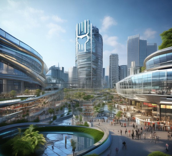 大型商贸城，城市品质的中心，大商贸城的未来