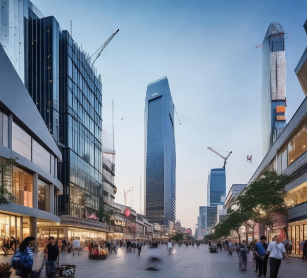 绵阳新闻西南商贸城，现代化商业中心，新兴经济高地