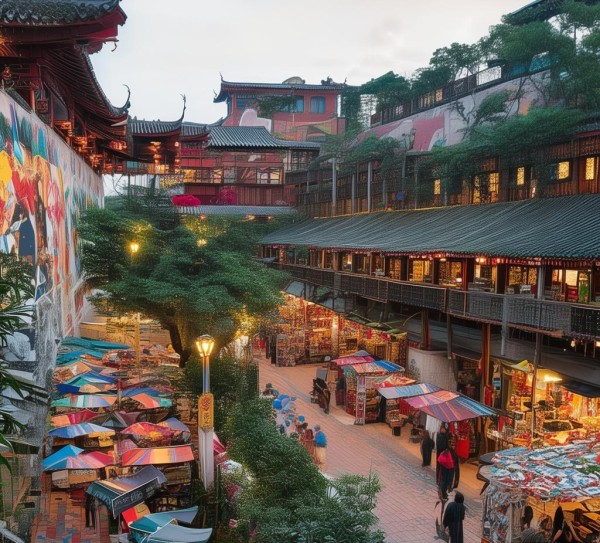 东郊商贸大院，商业与艺术的完美结合