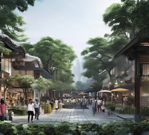 绿城杭州下沙商贸城，慢生活新标杆，未来城市的慢生活新范本