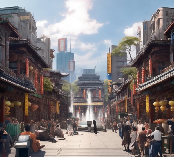 商贸文化广场，文化与商业的对话