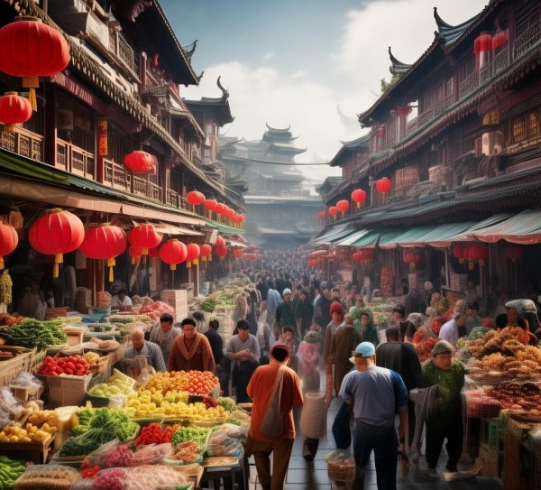 粤东商贸重镇商道繁荣市场活力四射