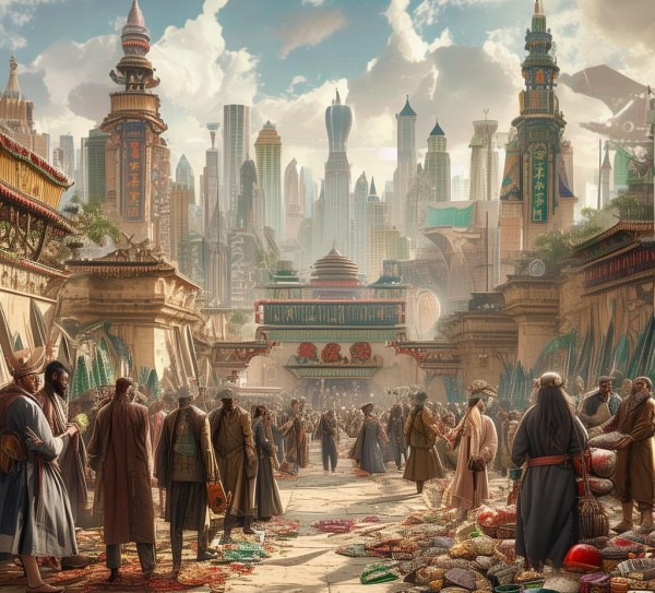 金丝路商贸，连接文明的纽带，当代商贸的机遇与挑战