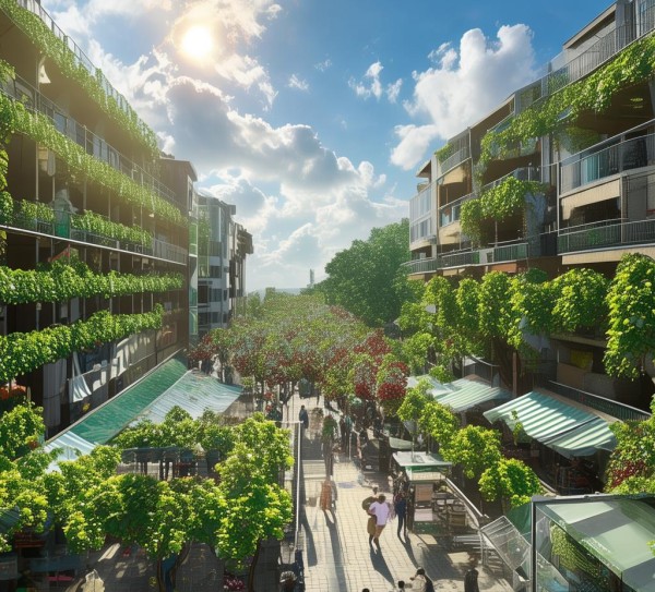 葡萄商贸广场,商业价值与生态共生的平衡之道 葡萄商贸广场,商业价值与生态共生的平衡之道