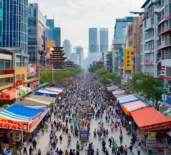 潢川商贸城，城市活力与商业机遇并存