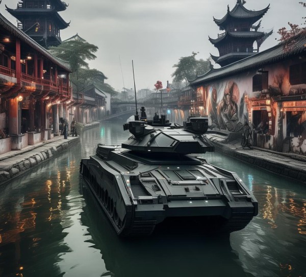 扬州现代战争，城市中的军事艺术体验