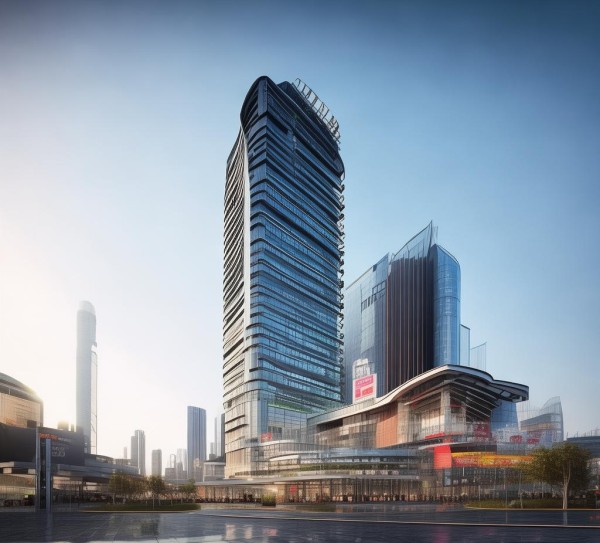 常德现代建筑新标杆，建材商贸中心项目