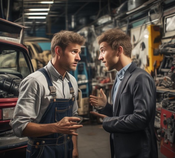 兄弟商贸汽车服务中的误解与理解的对话