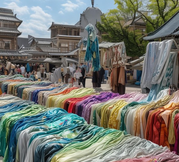 春夏纱线商贸服务的季节性崛起与发展