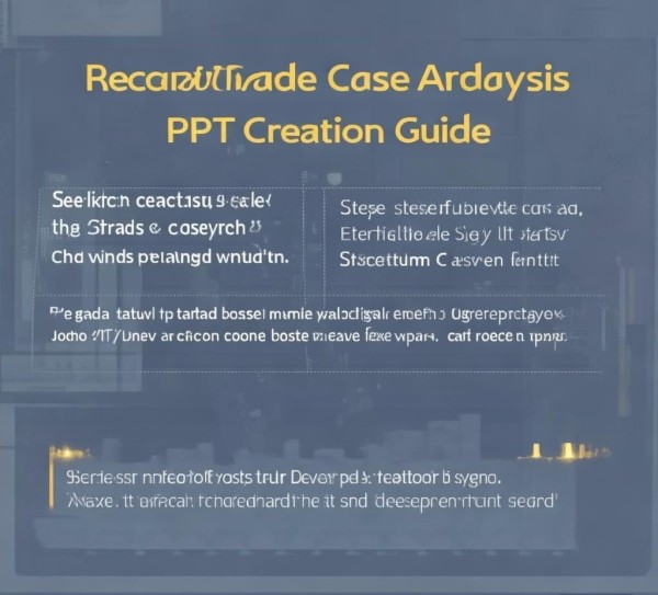 近期商贸案例分析PPT制作指南 近期商贸案例分析PPT制作指南