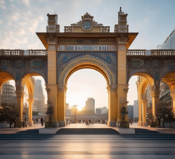 中葡商贸广场口岸,连接中欧贸易的重要地标性建筑 中葡商贸广场口岸,连接中欧贸易的重要地标性建筑