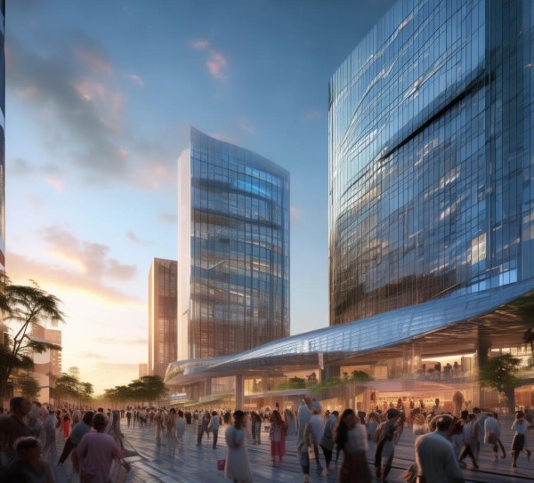 南大街商贸广场，新地标新起点