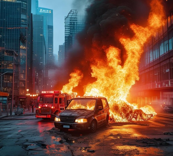 遵义新闻商贸城车自燃事件吸取教训，确保安全