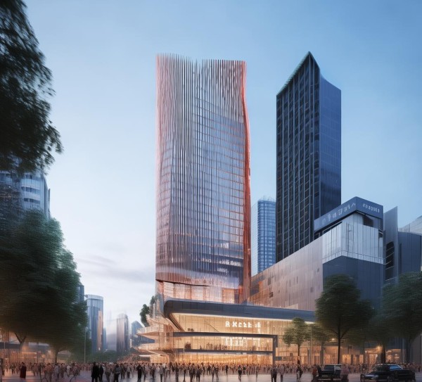 现代商业中心，创新与未来的铜仁温州商贸大厦