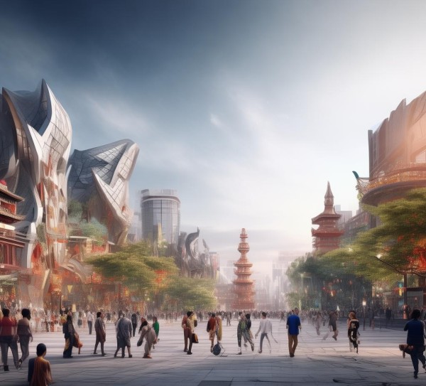 经济与文化融合的区域，连接经济与文化，促进创新与交流