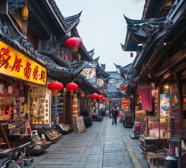 中式商贸街，商业智慧与未来机遇的完美结合