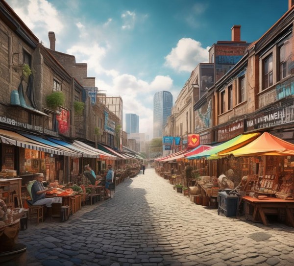 乡镇商贸发展历程，从商变商的探索之路