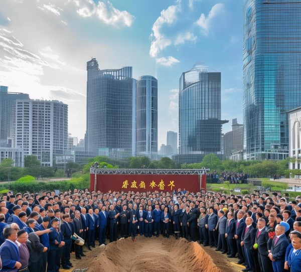 宁波商贸新项目开工仪式，推动经济高质量发展