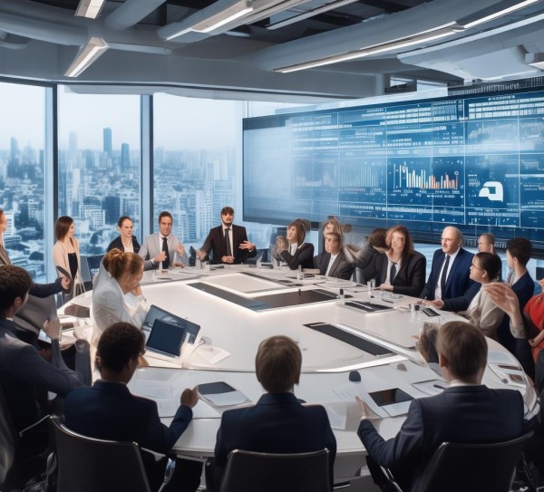 商贸行业的新闻发布会，数字转型与未来展望