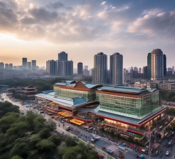 西安丘陵商贸中心，见证城市与商业的融合创新