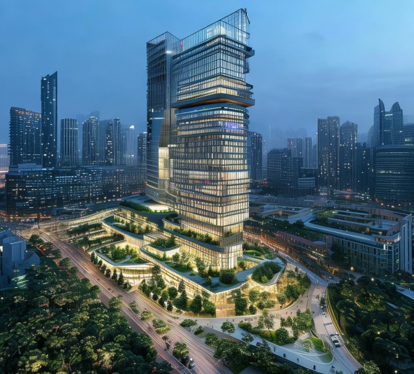 碧桂园项目商贸城，商业创新与生态融合地标