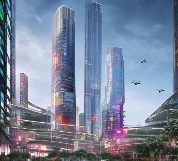 商业中心未来，洪阳商贸物流中心项目