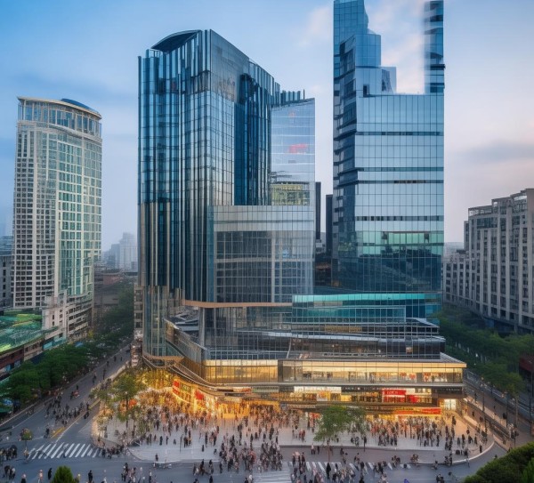 成都市商贸城，城市脉搏的地标与商业地标