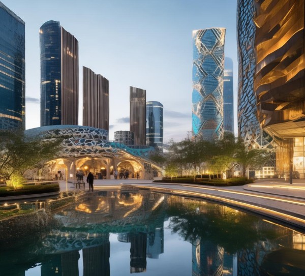 Xinjiang National Mall，自然与商业的完美融合，连接文明与创新的商业地标