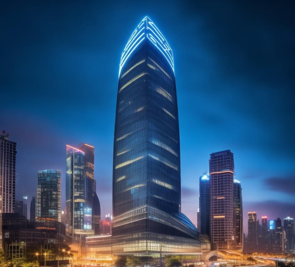 文冲商贸大厦,地标之光,经济之光 文冲商贸大厦,地标之光,经济之光