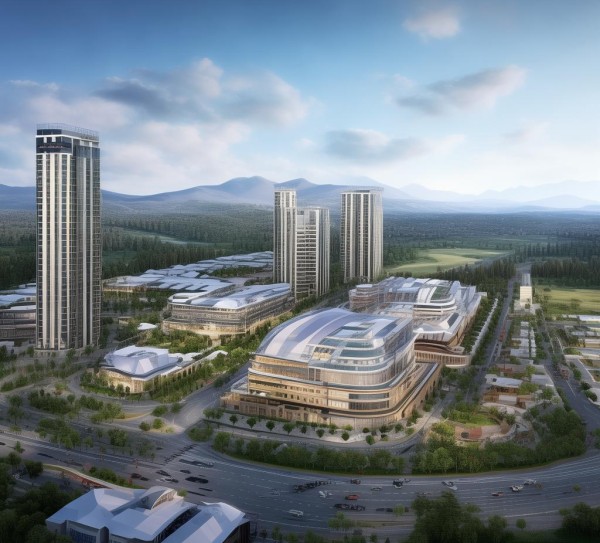 豫南商贸城项目位于豫西地区，3平方米商业空间，总投资1.5亿，计划建设3个大项目，预计222年完成，项目以交通、生态、文化等特色展开。