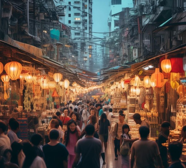 商贸夜市，城市经济的另一面