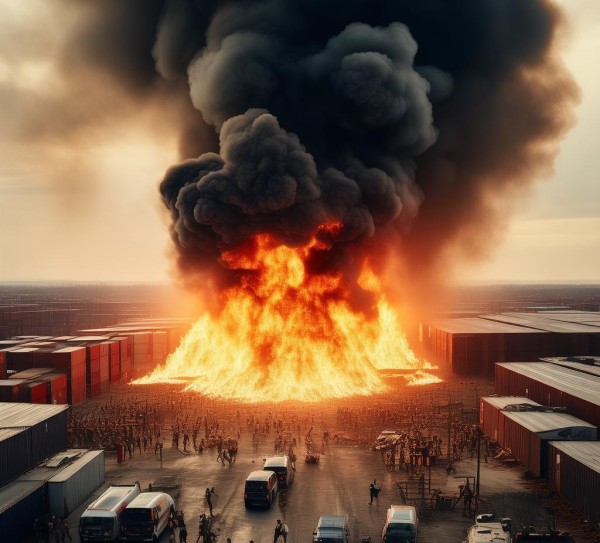商贸物流火灾,一场严重危机 商贸物流火灾,一场严重危机