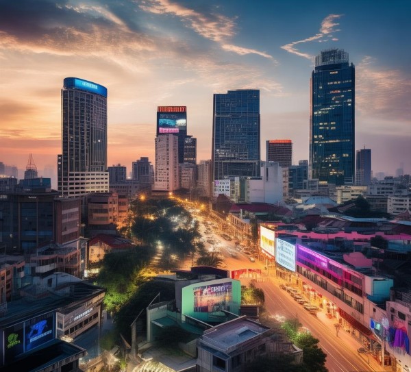 缅甸商贸城，城市之光与商业崛起