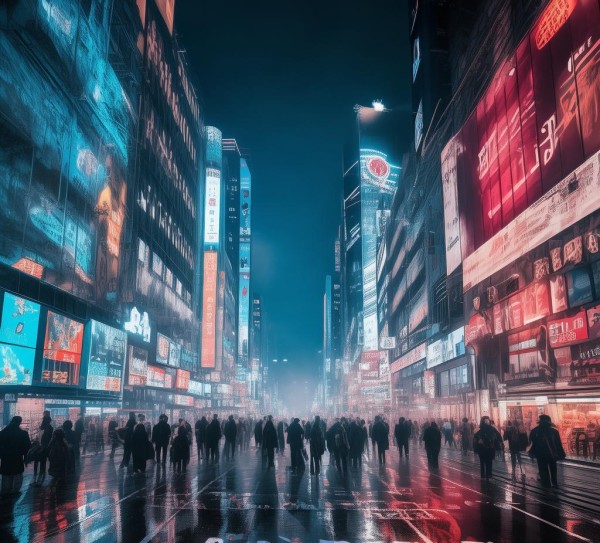 商贸城夜景探秘，昨天新闻中的变化