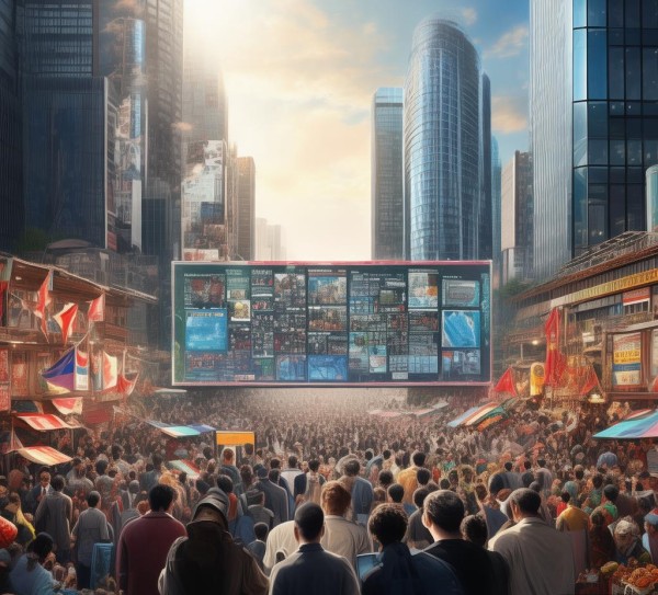 新闻与商贸新天地