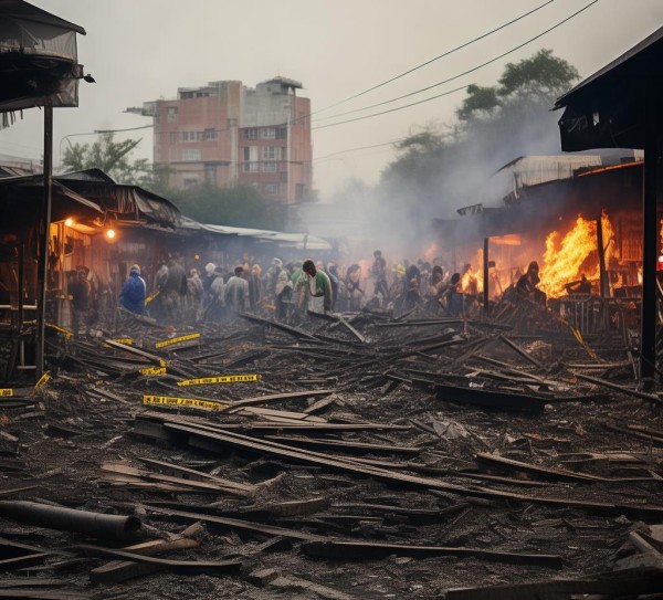 商贸市场火灾发生后的分析 商贸市场火灾发生后的分析