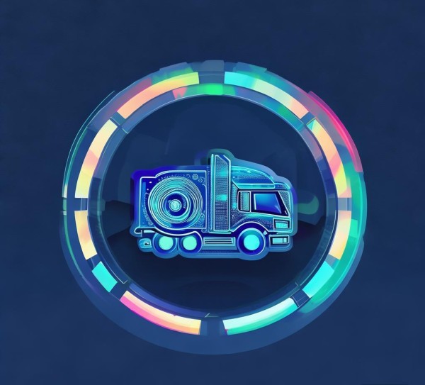 从设计到交付的全生命周期，物流商贸标志设计图案例，数字化、精准化、高效化