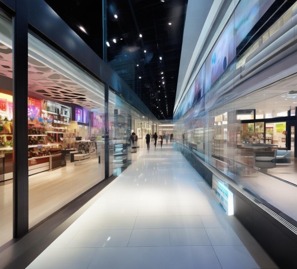 商场，商贸服务实践与空间的双重空间表现