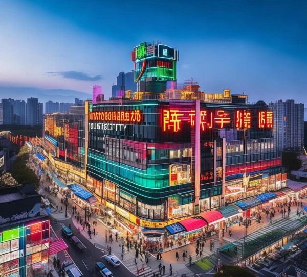 大同西南商贸城，连接商贸与经济的枢纽