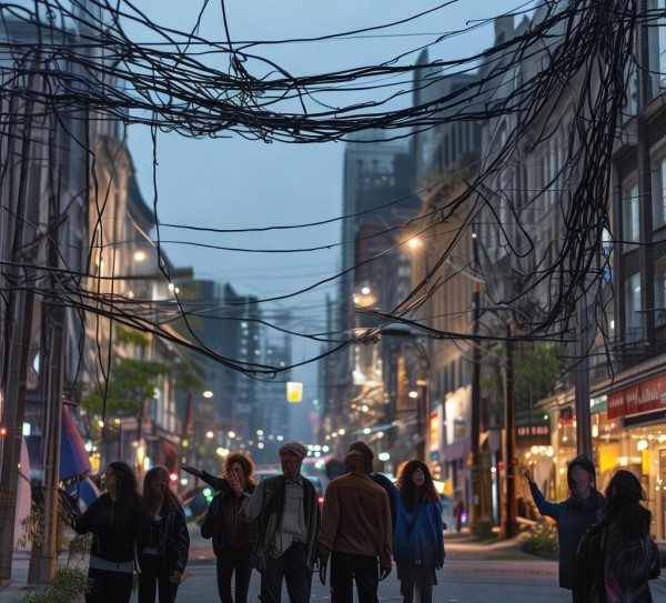 商贸城电线路隐患需高度重视，保障民生并防范风险