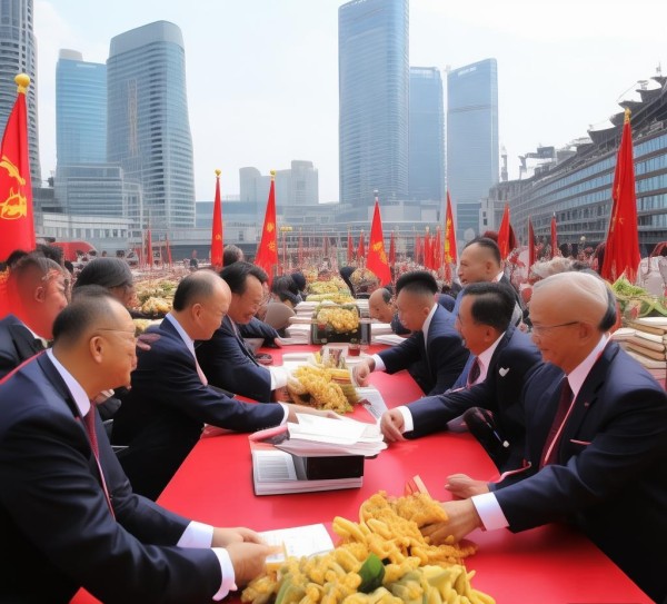 金港商贸与中国储粮达成中标协议，推动区域经济高质量发展。