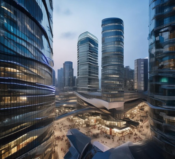 五家渠商贸城，现代建筑的现代演绎