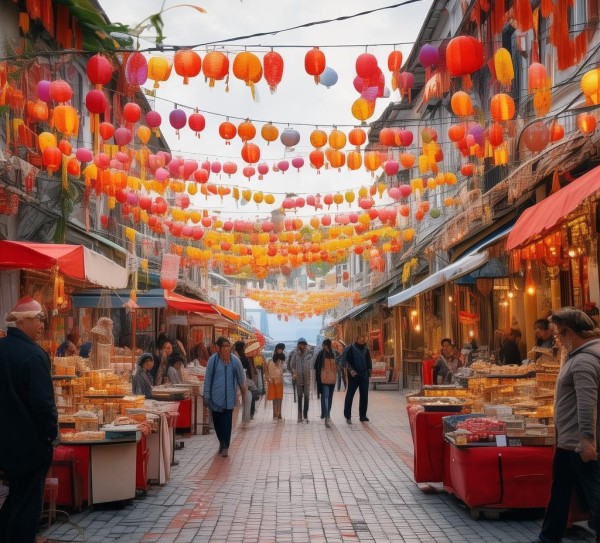 静海红街商贸广场,节日盛宴,活力与温情并存 静海红街商贸广场,节日盛宴,活力与温情并存