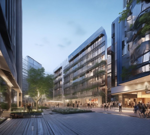 鹤壁商贸城，品质生活，品质工程，品质生活与品质工程并行的商业空间