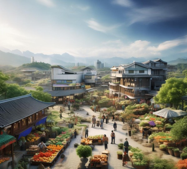 工农乡商贸服务示范镇，助力乡村振兴的创新实践