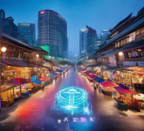 兰溪永昌镇商贸城，作为连接未来的重要窗口