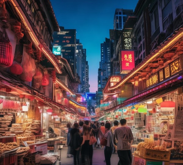 莎罘区夜市商贸服务中心,城市与文化的对话桥梁 莎罘区夜市商贸服务中心,城市与文化的对话桥梁