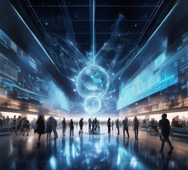 智慧服务大厅，连接未来协作空间