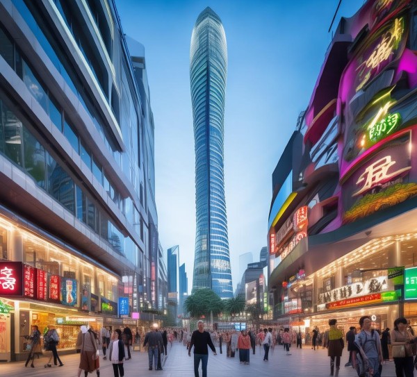 新洲国际商贸城，融合商业升级与生活便捷的结合，成为区域核心区域的重要地标。