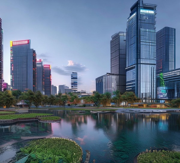 一城一景，一区一智，辛兴镇商贸城娱乐项目助力区域新引擎